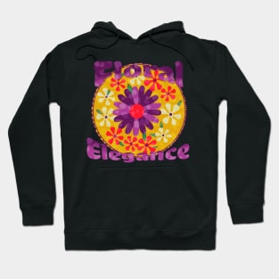 floral elegance, flower love Hoodie